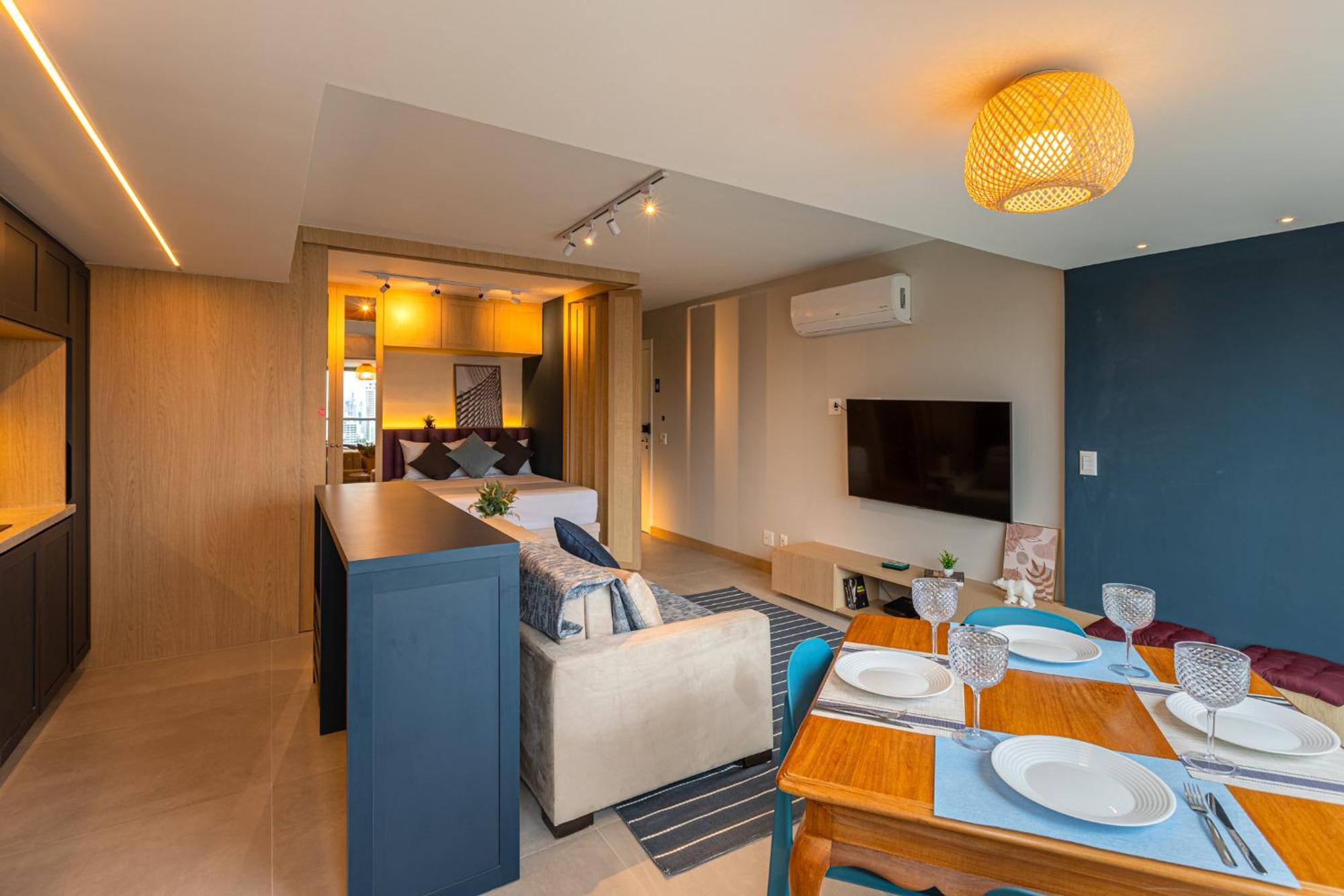 Easy Star - Studio Cheio De Estilo Proximo Da Linha Lilas - Vc51h Apartamento *